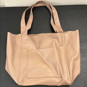 CoLab Faux Leather Tote